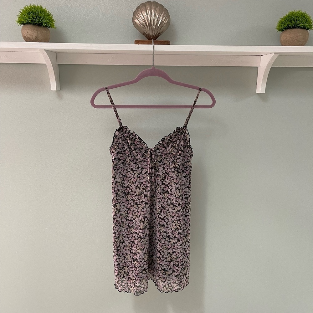 Floral Spaghetti Strap Dress